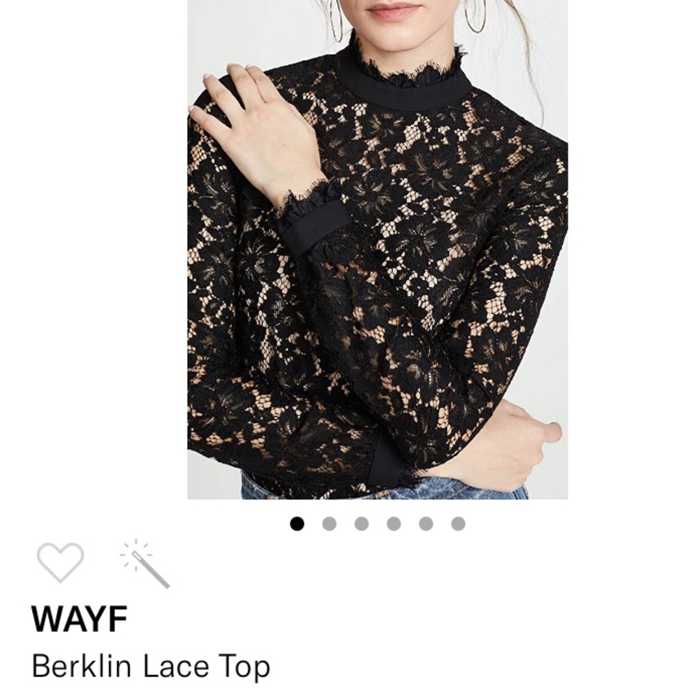 NWT WAYF (where are you from) Berlin Lace Top new!